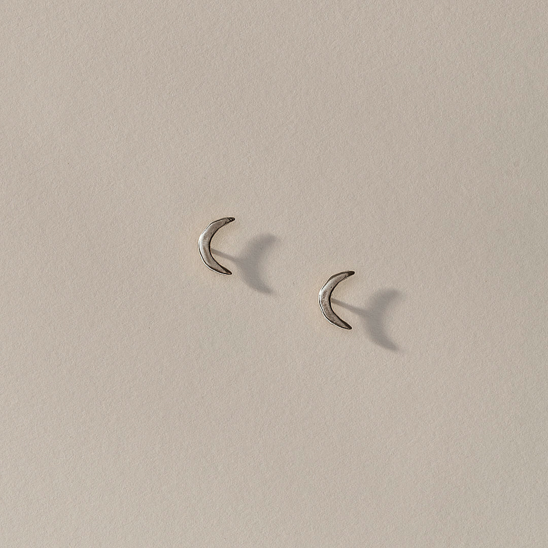 The Silver Moon Studs