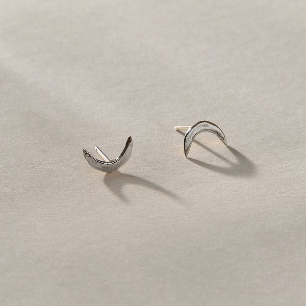 The Silver Moon Studs