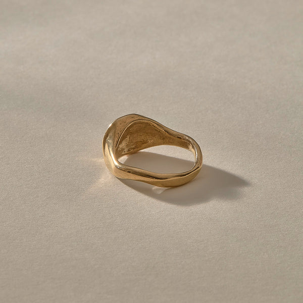 The Gold Neptune Shell Ring