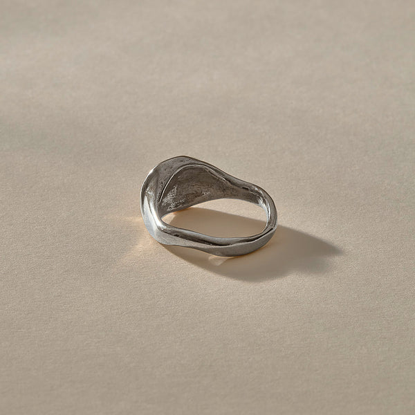 The Silver Neptune Shell Ring