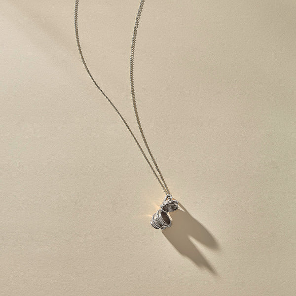 The Bronze Orphic Egg Capsule Necklace