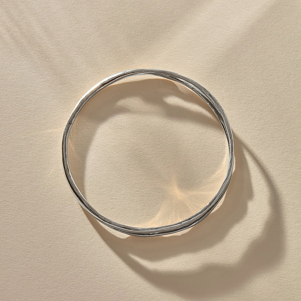 The Silver Reverie Bangle