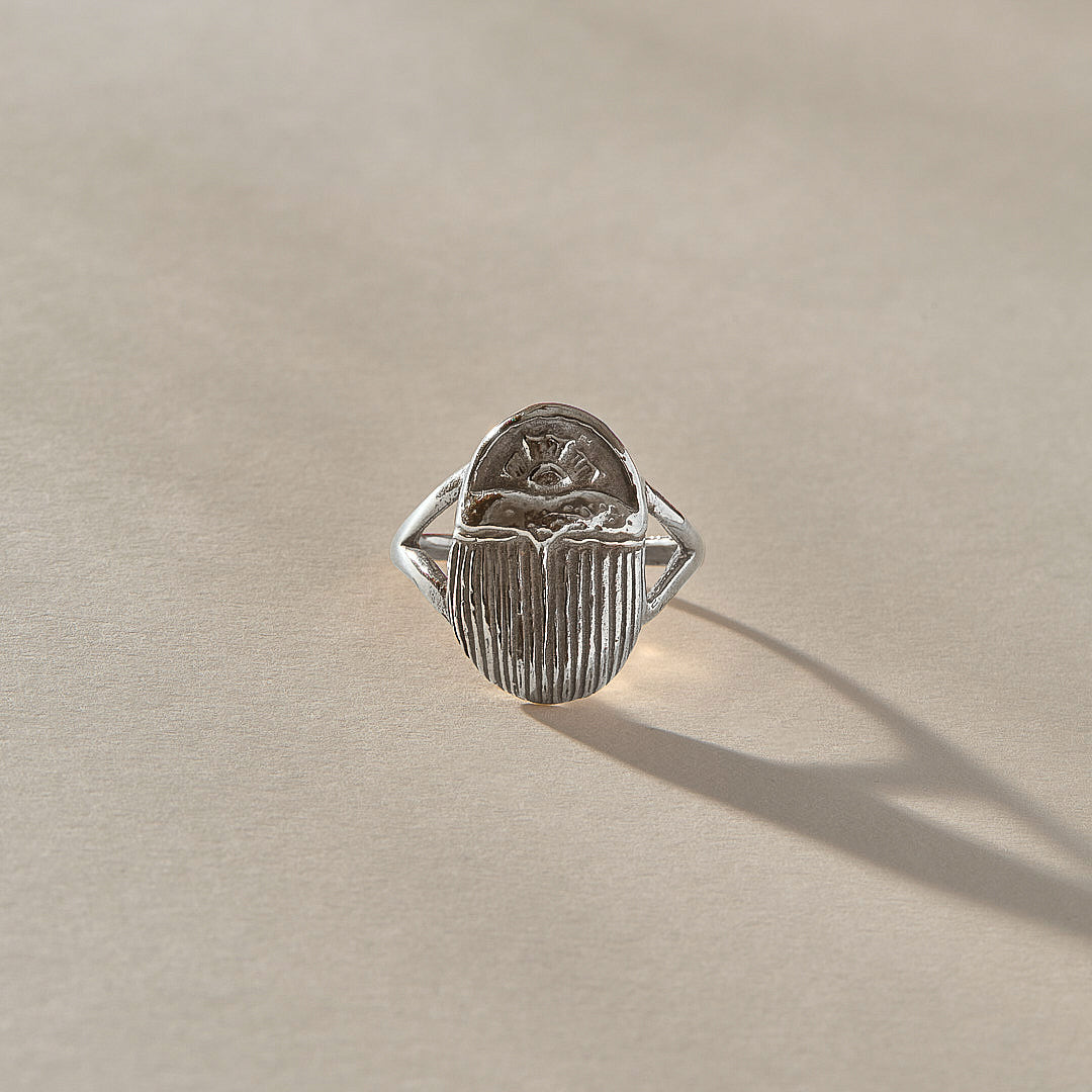 Scarab Ring | Silver