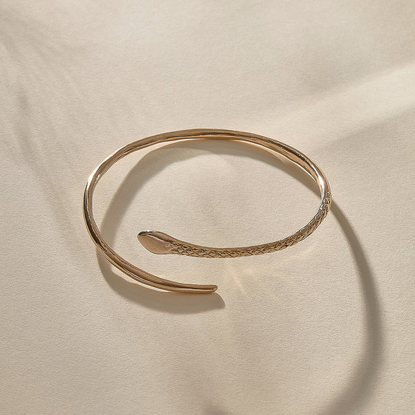 The Bronze Serpent Cuff