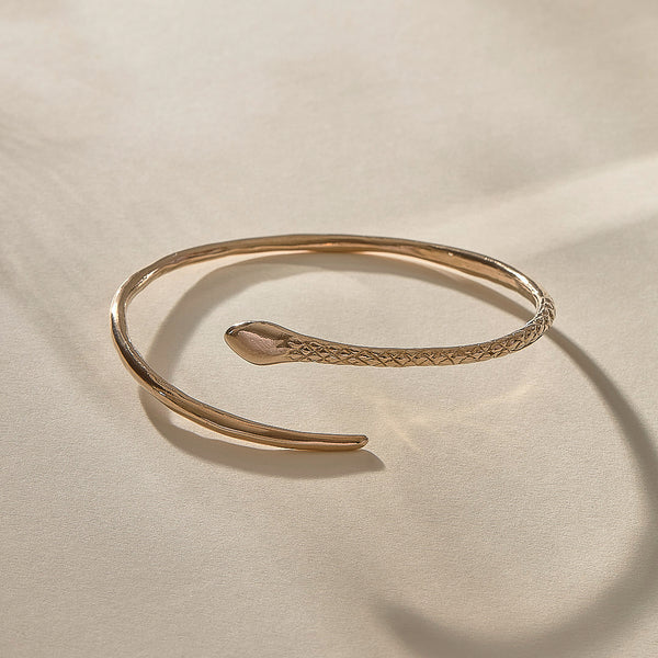 The Bronze Serpent Cuff