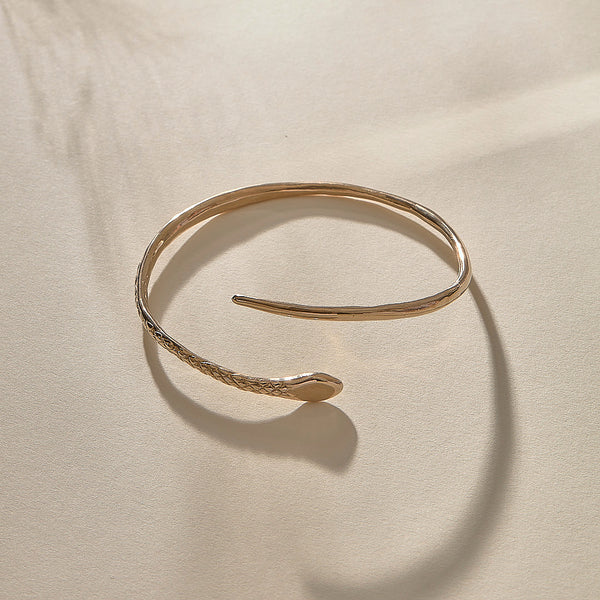 The Bronze Serpent Cuff