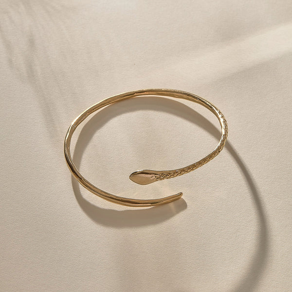 The Bronze Serpent Cuff