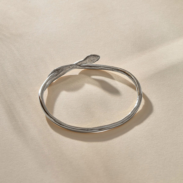 The Silver Serpent Bangle