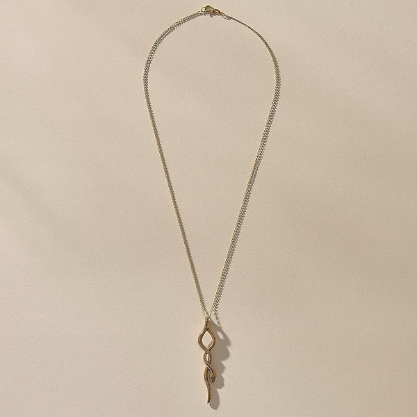 The Bronze Serpent Amulet Necklace