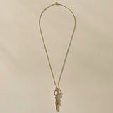Serpent Amulet Necklace | Gold