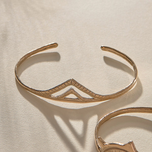 Sunkeeper + Pyramids Cuff Set
