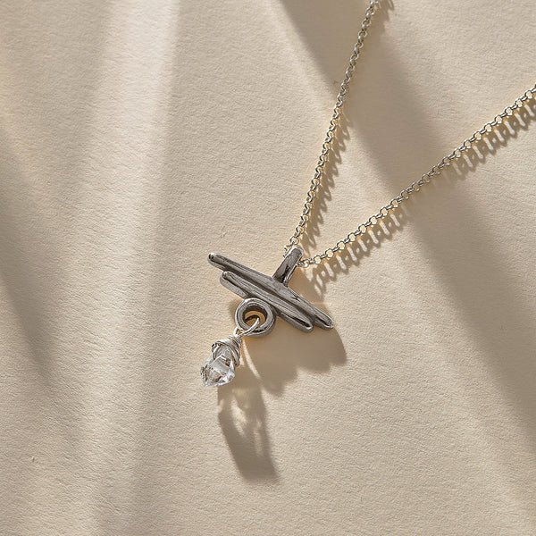 The Silver Temple Necklace