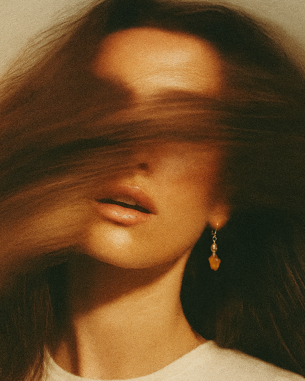 The Taiyō Amber Hoops