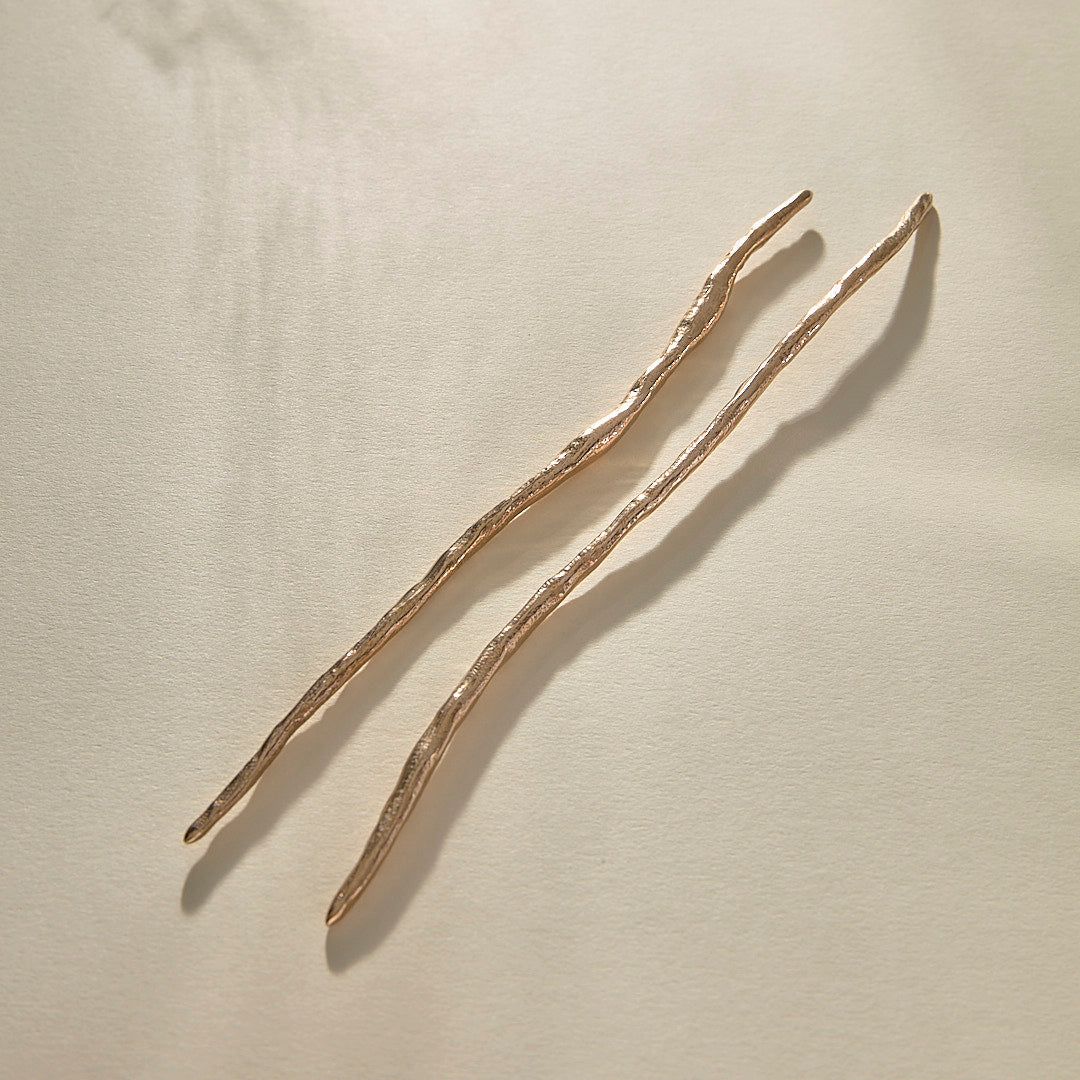 Wabi Hair Sticks | Bronze