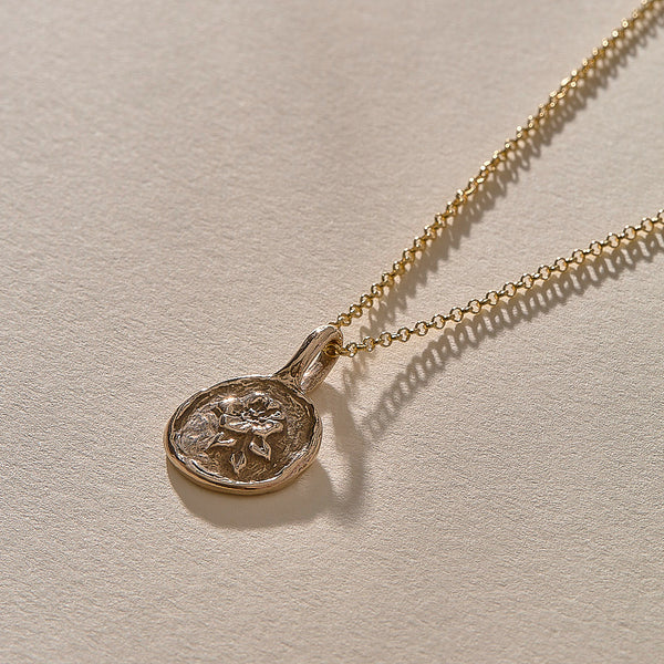 The Bronze Wild Rose Necklace