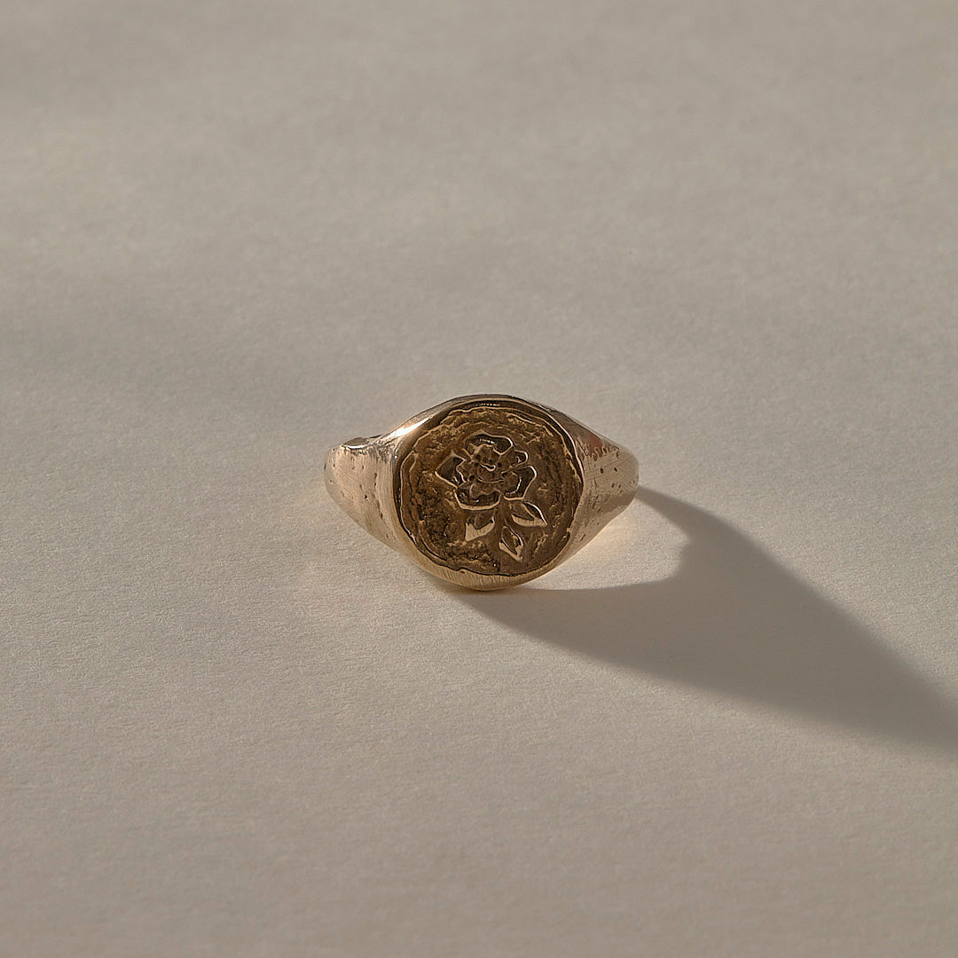 The Bronze Wild Rose Ring