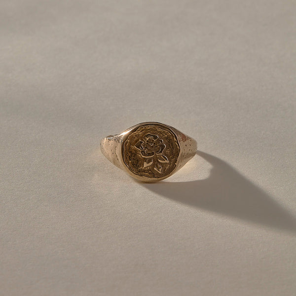 The Bronze Wild Rose Ring