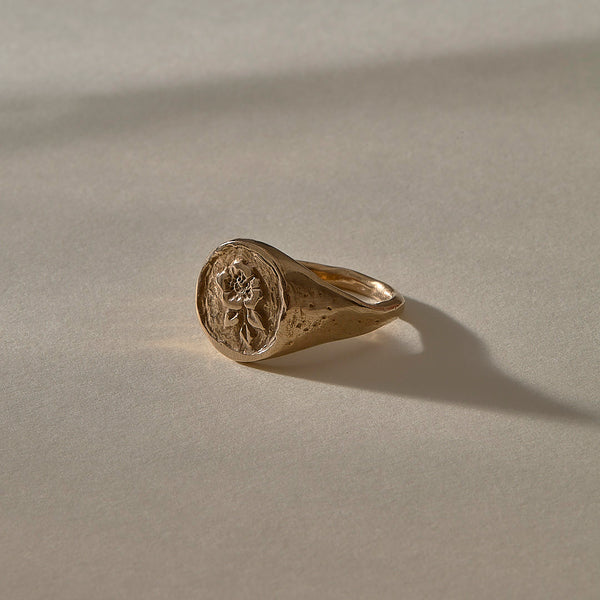 The Bronze Wild Rose Ring